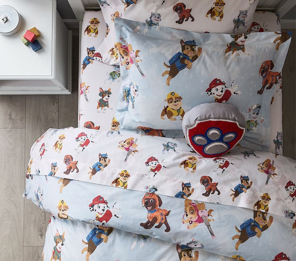 PAW Patrol™ Organic Sheet Set & Pillowcase Pottery Barn Kids AU